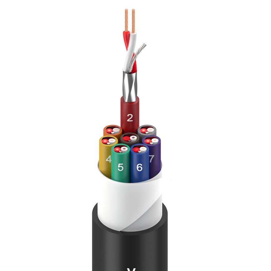 Multicore audio cable – 26AWG – 12 x 2 x 0.14mm²