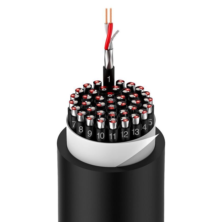 Multicore audio cable – 26AWG – n x 2 x 0.14 mm²