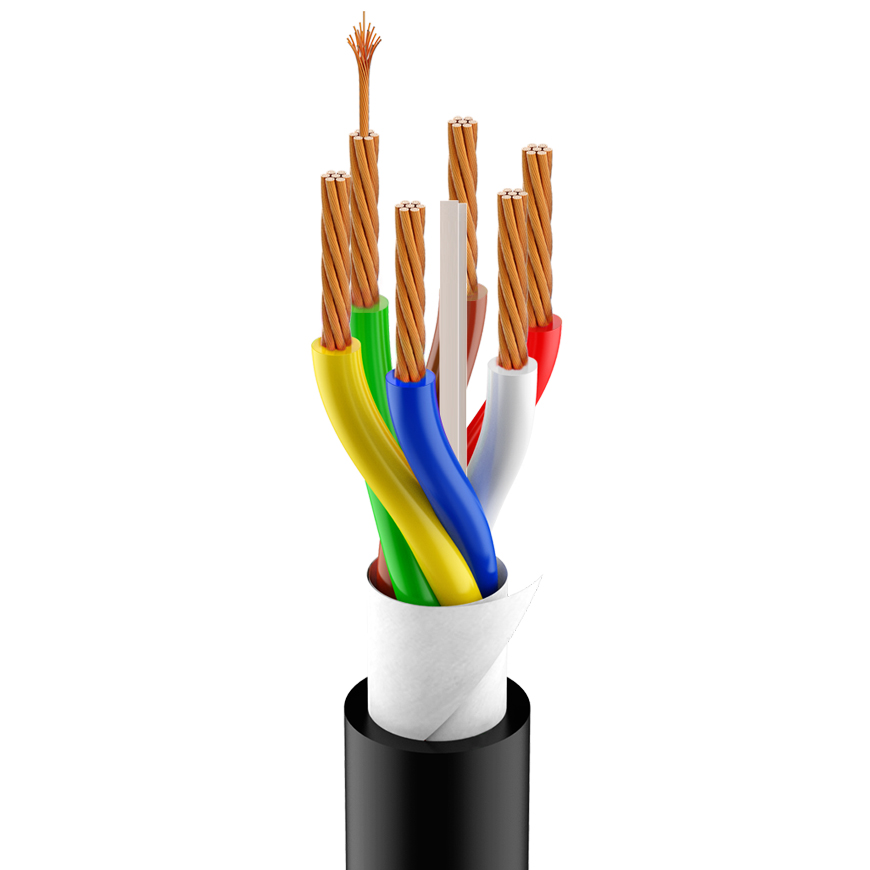 Highly flexible speaker cable – 14AWG – 6 x 2.5mm²