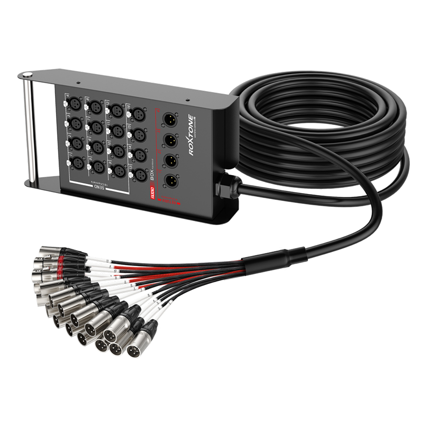 Audio stage box,assembled with TCC series multicore audio cables