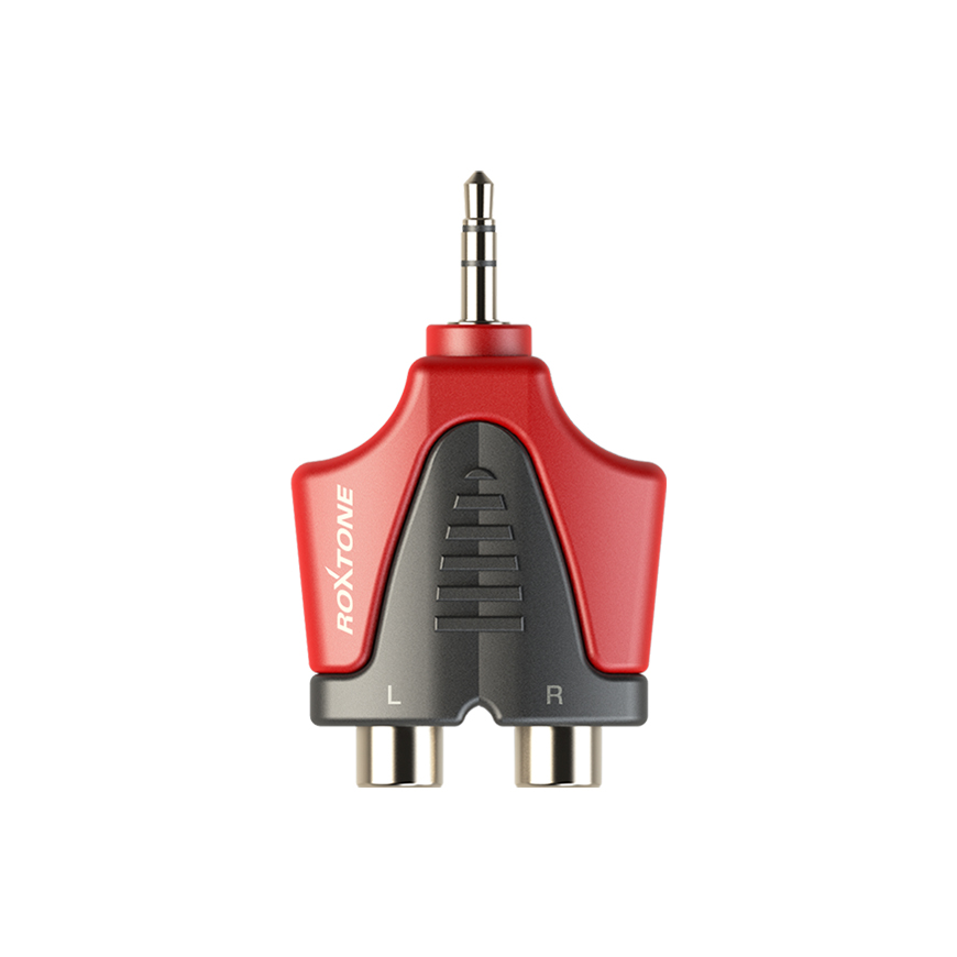 1 x 3.5mm stereo plug <=> 2 x RCA female