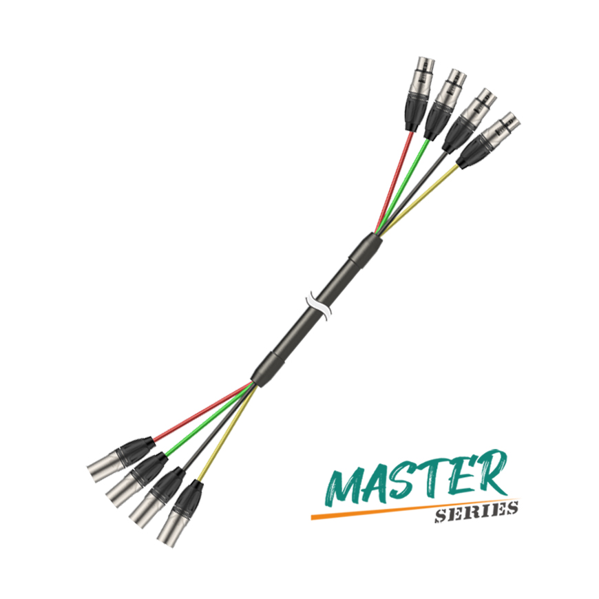 Professional balanced multilink connecting cable