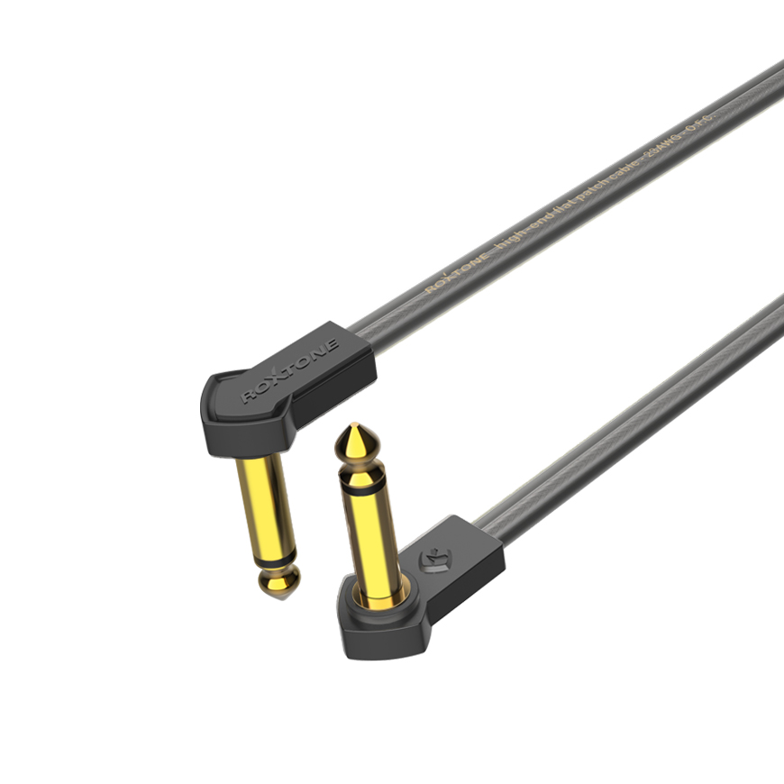 High end flat patch audio cable