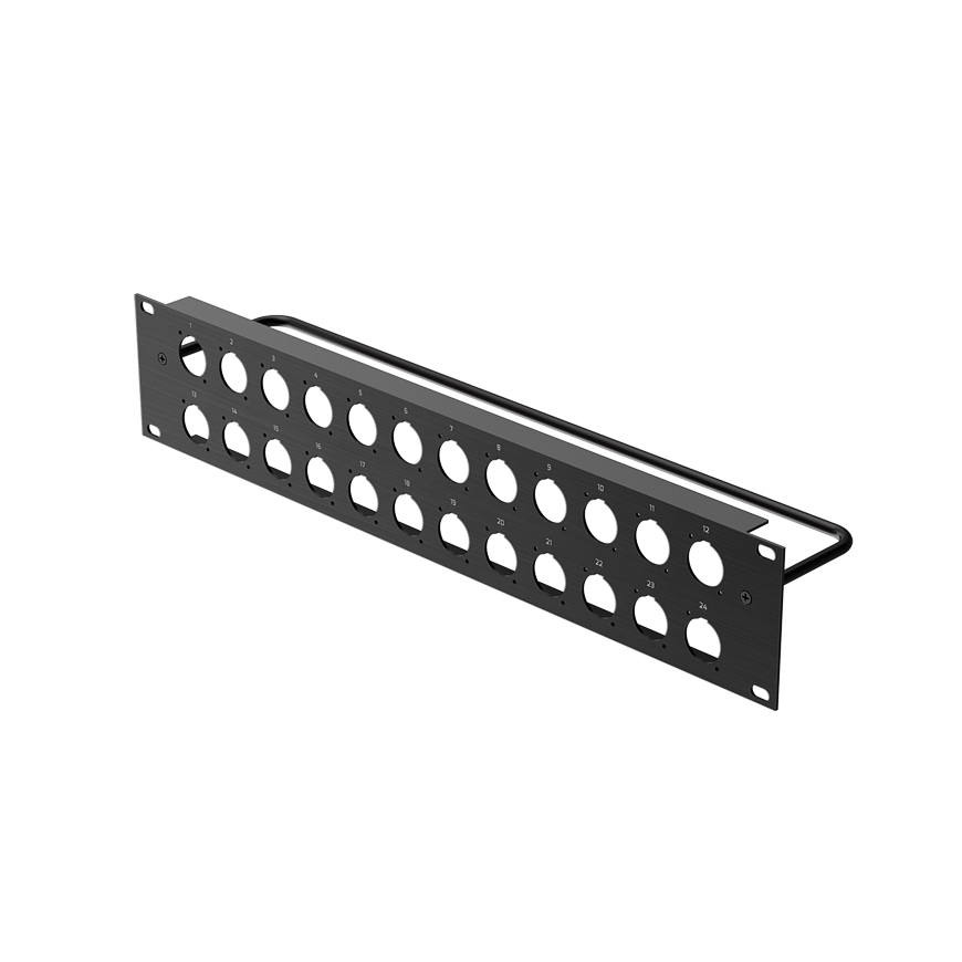 Professional Aluminum 19” rack mount panel