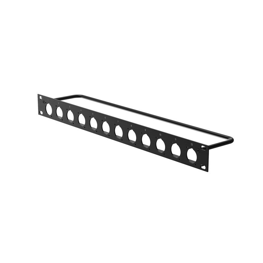 Professional Aluminum 19” rack mount panel