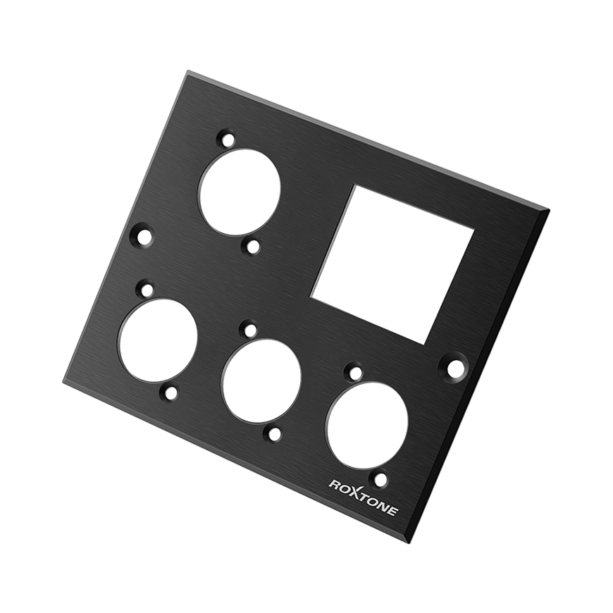 Empty aluminum drawing wall mount panel