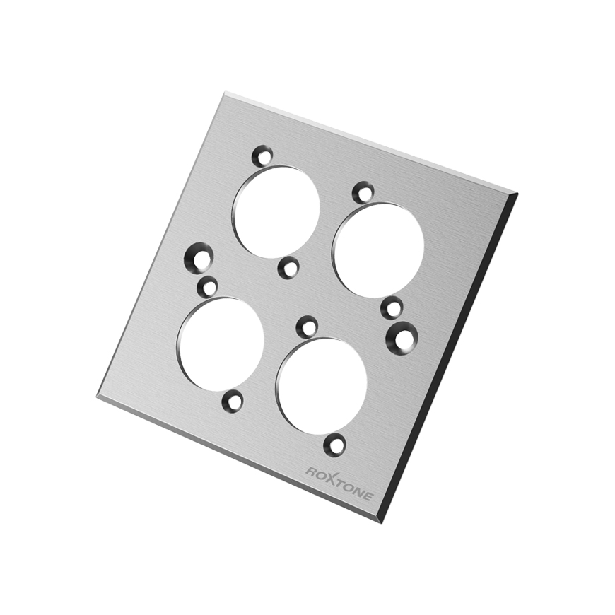 Empty aluminum drawing wall mount panel