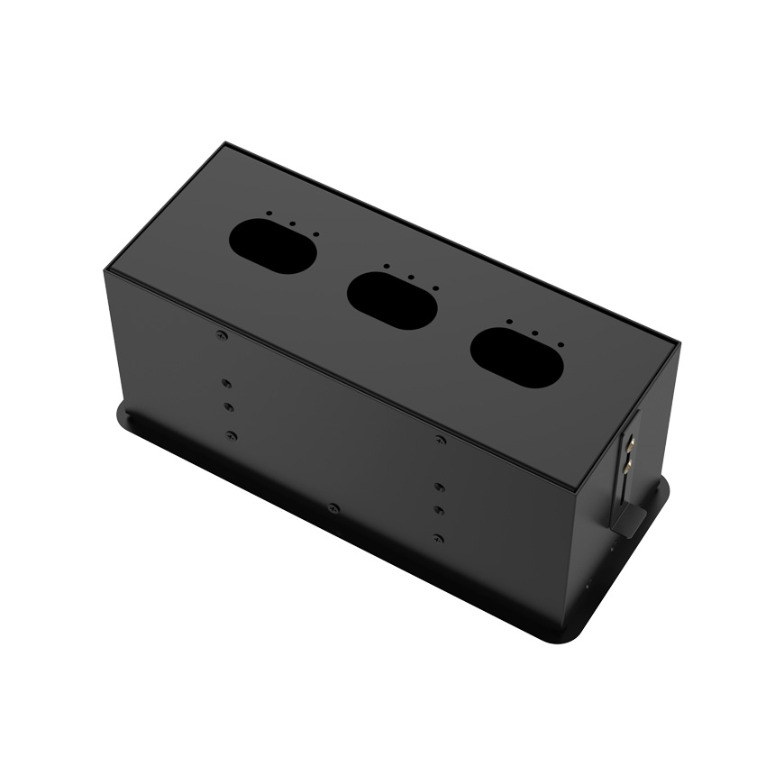 Professional table mounted Aluminum box