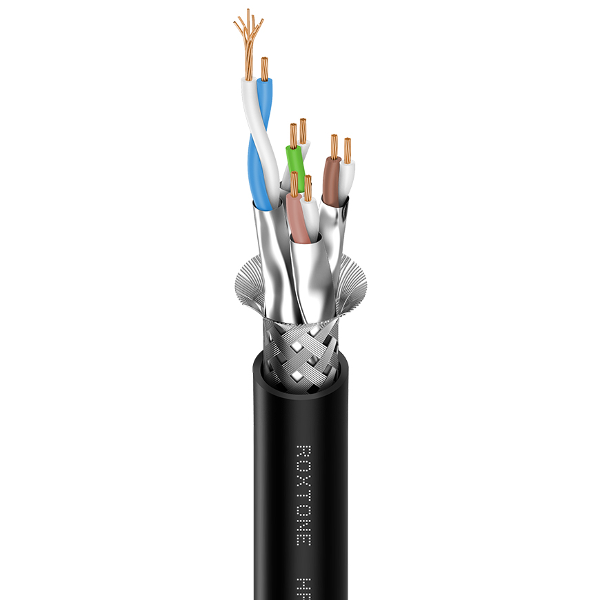 Flexible CAT6a data cable S/FTP