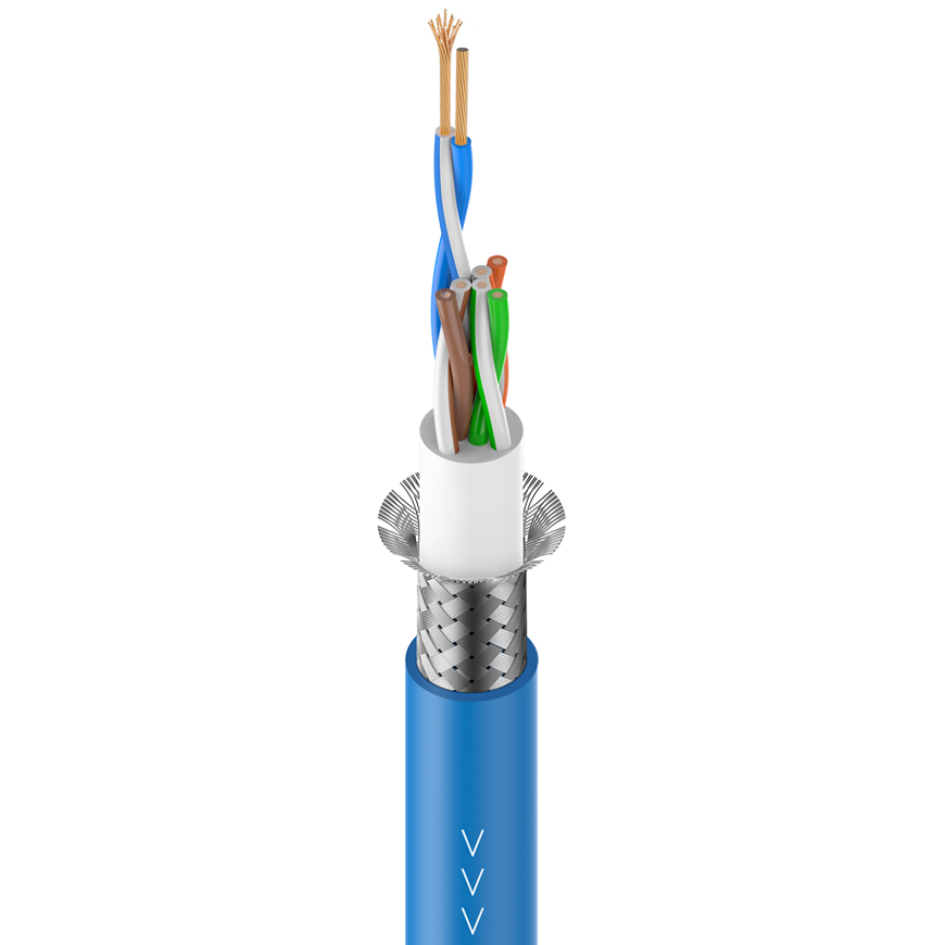 Flexible CAT5e data cable S/UTP - 26AWG - 4 x 2 x 0.15 mm²